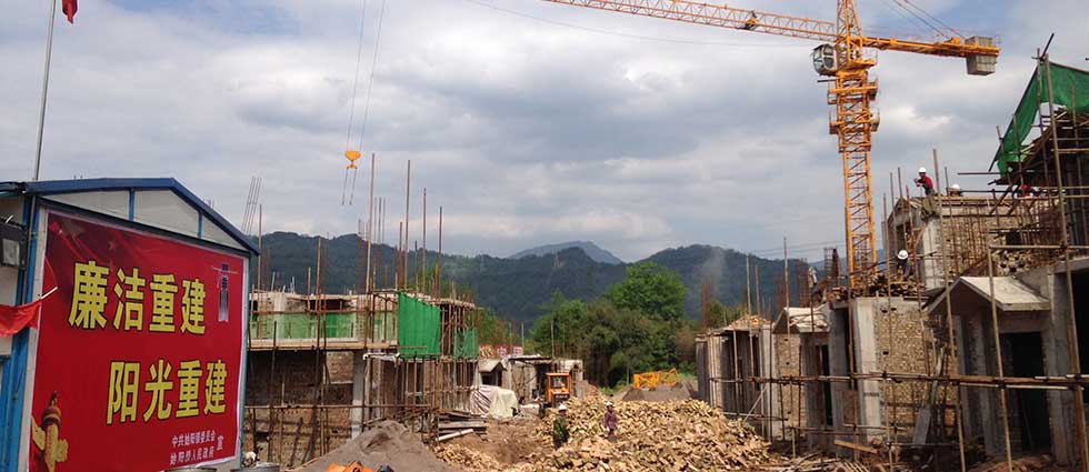 天全县始阳镇乐坝新村聚居点计划修建68户村民的房屋，用于安置68户重建户。