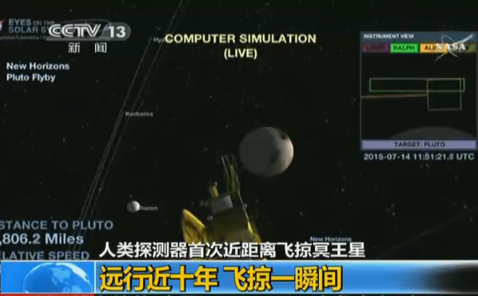新地平线号拍冥王星 穿越宇宙只为看清你