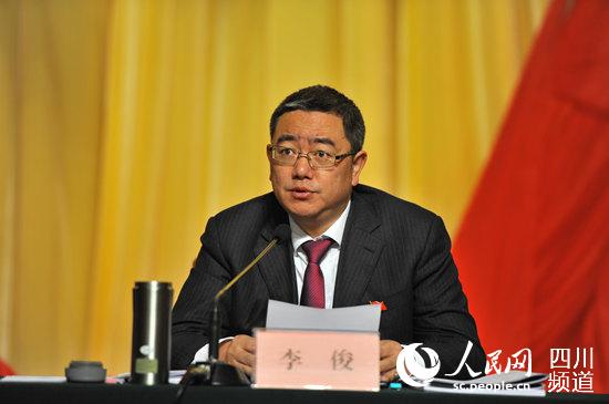 中共西昌市委书记李俊.(张崇林 摄)