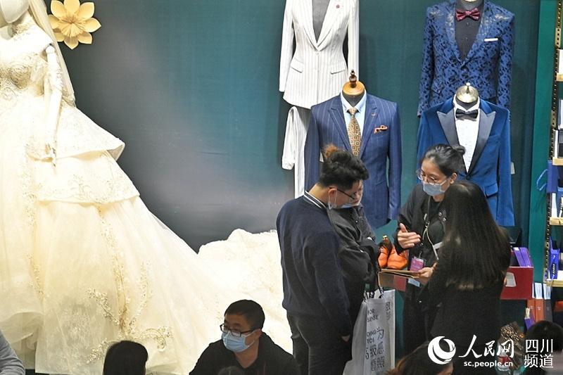 中國婚博會成都展。主辦方供圖