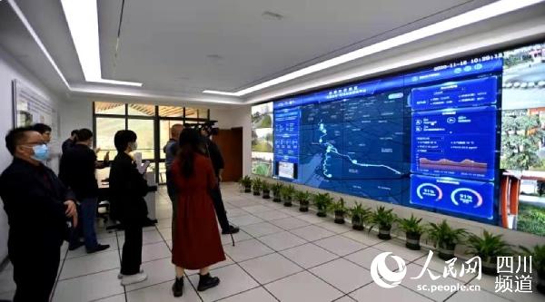 武侯區“宜居水岸”智慧水務管控系統。四川省水利廳供圖