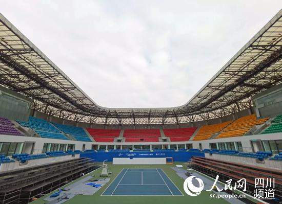 四川国际网球中心。双流区委宣传部供图