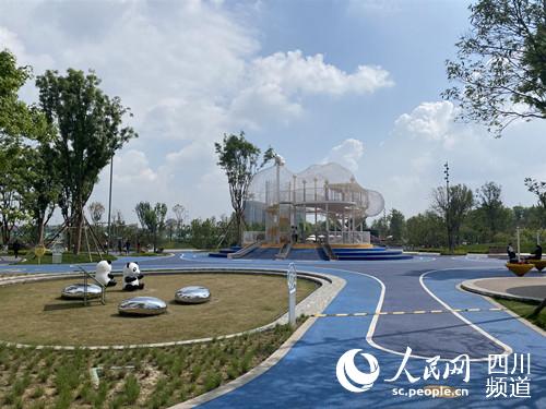 音樂節舉辦地——龍馬湖公園。人民網 王凡攝 