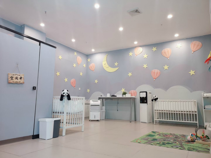 服務區溫馨的母嬰室。四川交投供圖