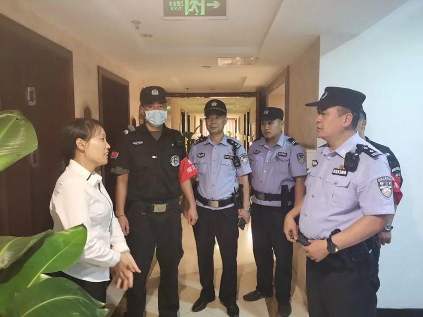 清查整治行動。郫都公安供圖