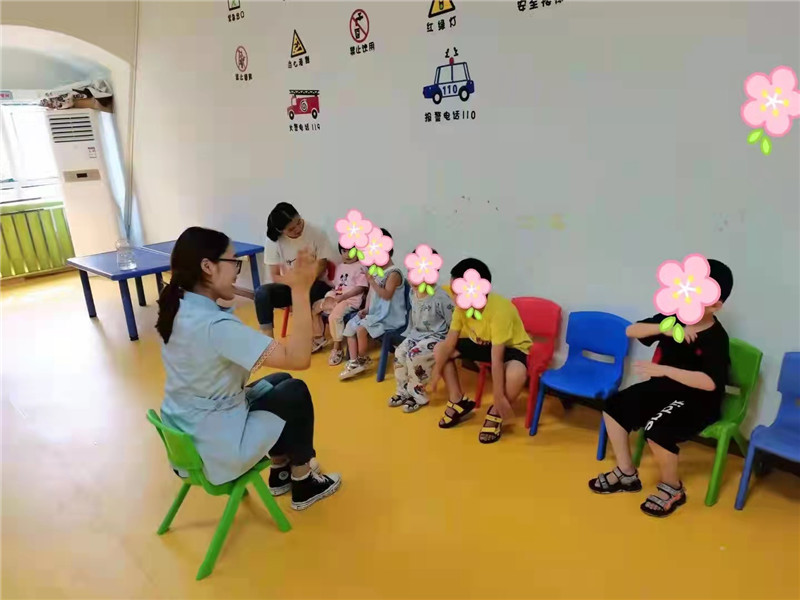殘疾兒童在康復救助培訓機構日常培訓圖片。廣安市殘聯供圖