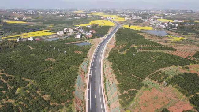 “趙家—三溪—隆盛”公路建設工程。金堂縣融媒體中心供圖
