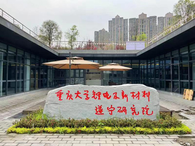 圖為重慶大學鋰電及新材料遂寧研究院。研究院供圖