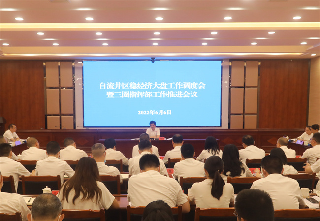 会议现场。自流井区融媒体中心供图
