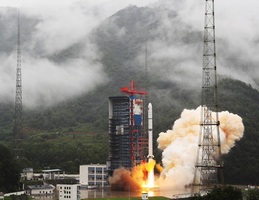 發射現場。西昌衛星發射中心供圖