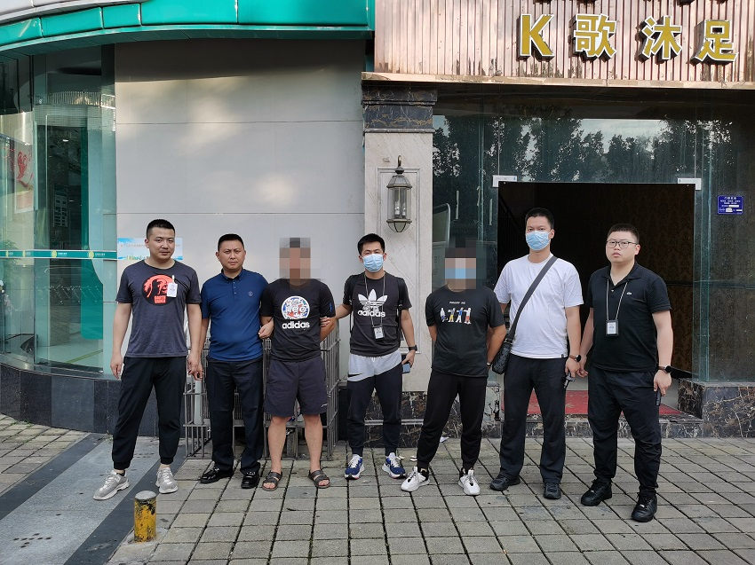 劉某被抓獲。資陽市公安局供圖
