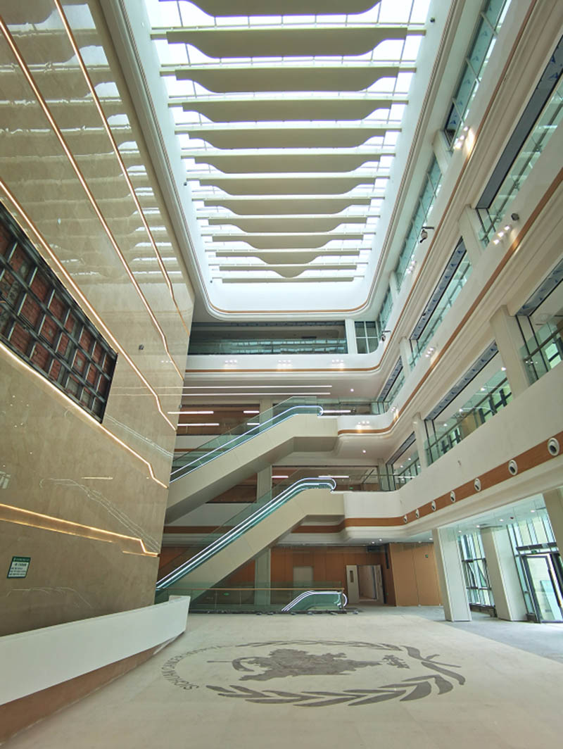 即将竣工投用的四川省肿瘤医院天府院区内部。四川省肿瘤医院供图