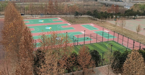 “希望球场”项目实景图。广发银行成都分行供图