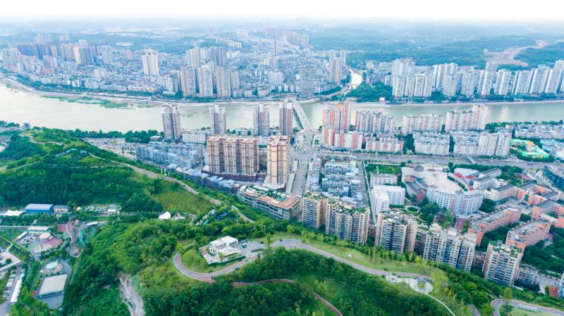 简阳城市风貌。简阳市融媒体中心供图