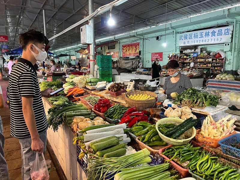 菜市场。武侯区融媒体中心供图
