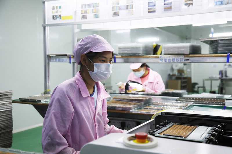 企業生產。江南科技產業園供圖