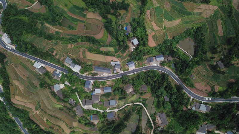 农发行四川省分行信贷支持的巴中农村公路建设项目。农发行四川省分行供图