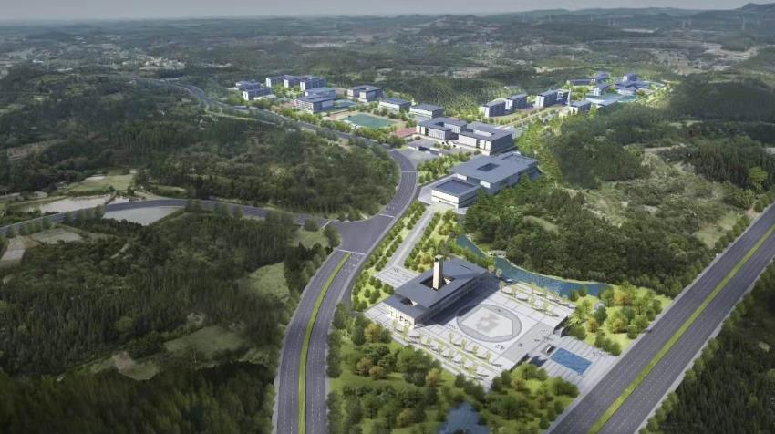 項目效果圖。中建五局三公司供圖
