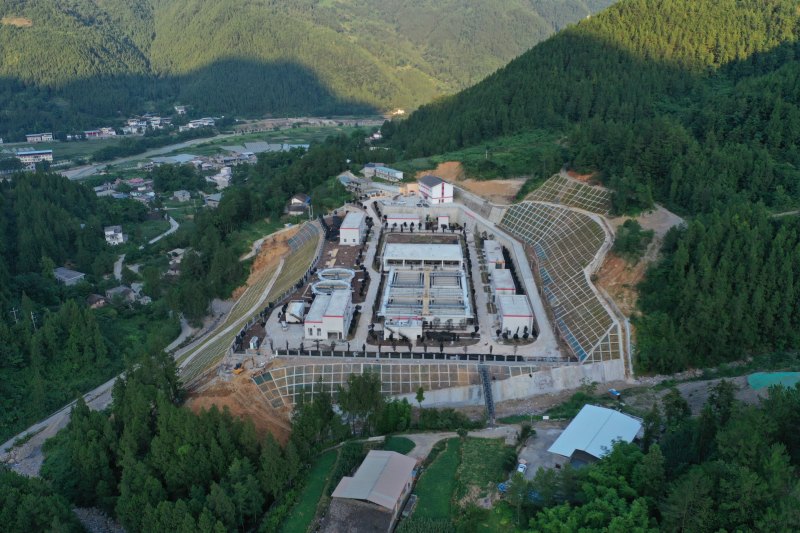 農發行巴中市分行信貸支持南江縣第二水廠建設項目。農發行巴中市分行供圖
