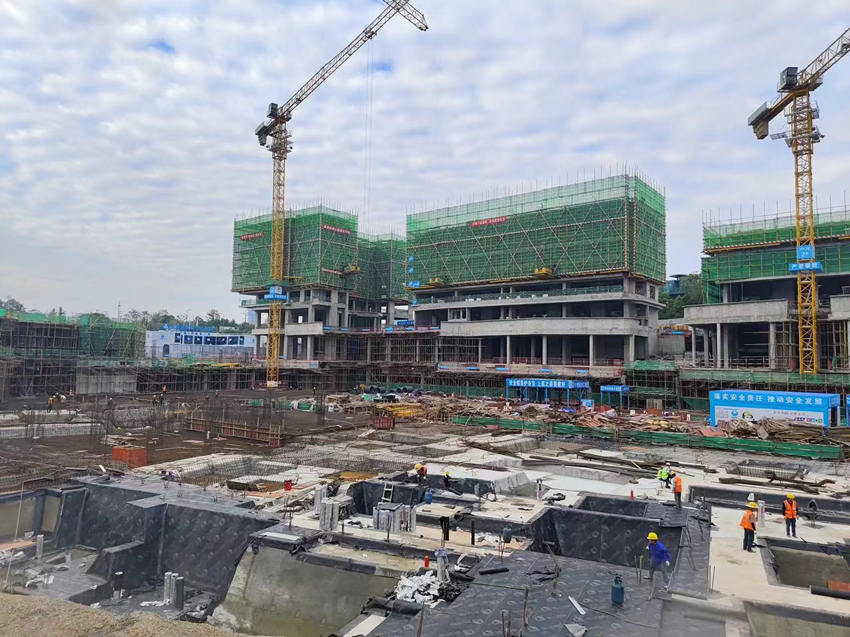 施工现场。中建七局供图