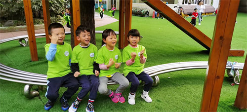 運動會現場。玉泉幼兒園供圖