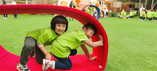 運動會現場。玉泉幼兒園供圖