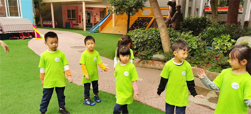 運動會現場。玉泉幼兒園供圖
