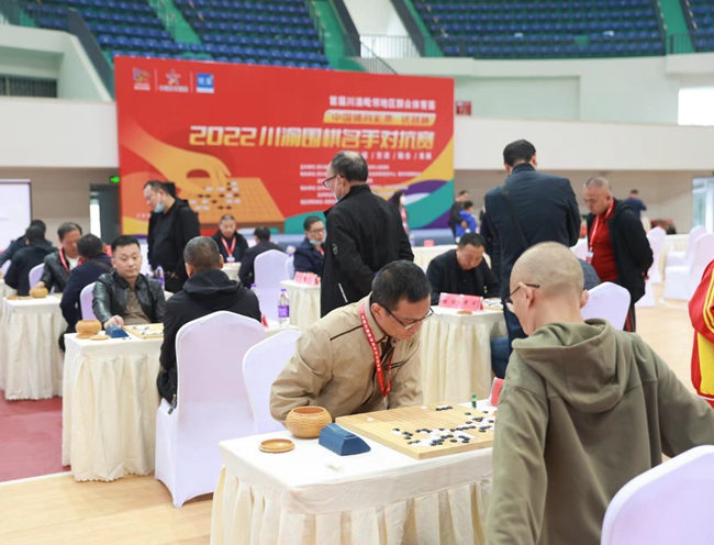 2022川渝围棋名手对抗赛现场。川体在线供图