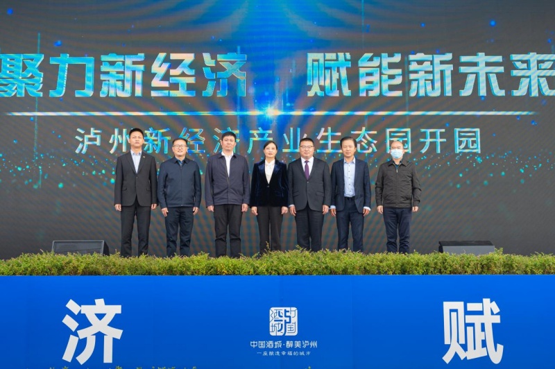 泸州新经济产业生态园开园。泸州新经济产业生态园供图