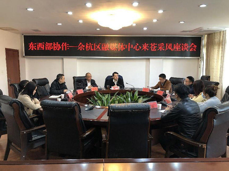 座談會現場。蒼溪縣融媒體中心供圖