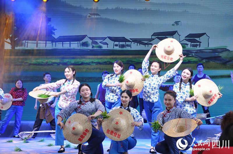 情景音乐剧《凯歌记忆》。林玲摄