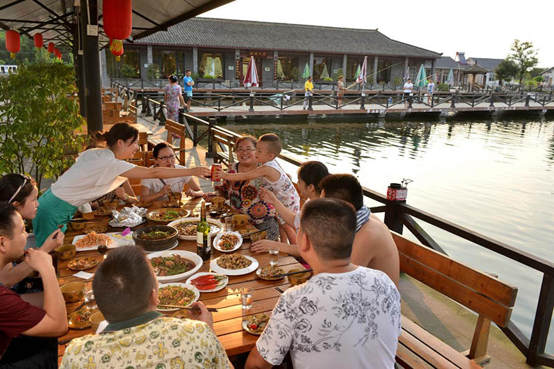 休闲农家乐。广汉市文体旅局供图