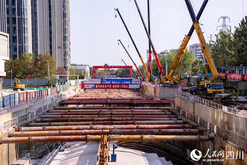 主体结构施工场景。高翔摄