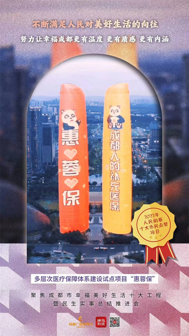 2022年人民阅卷十大市民点赞项目。成都市委社治委供图