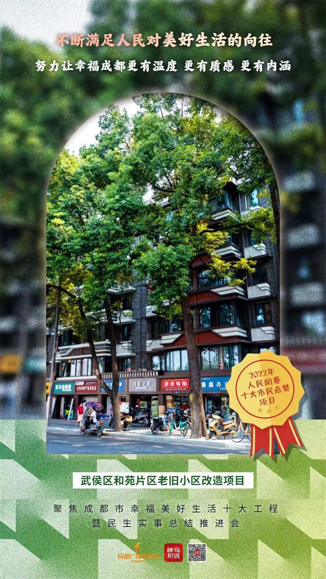 2022年人民阅卷十大市民点赞项目。成都市委社治委供图