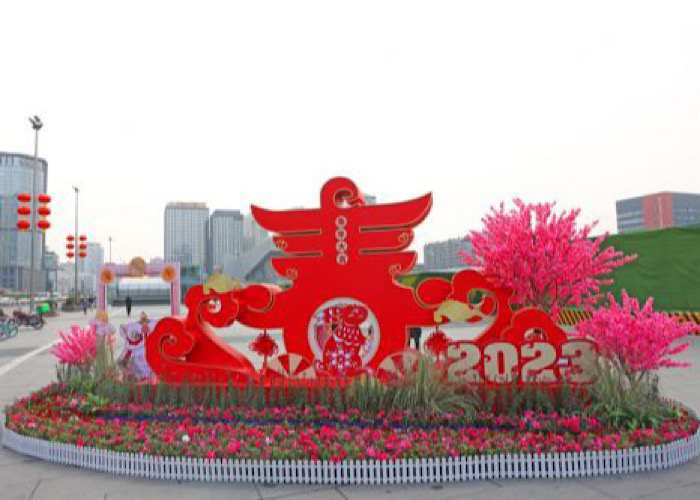 成都武侯区处处花卉汇聚成景。武侯区公园城市局供图