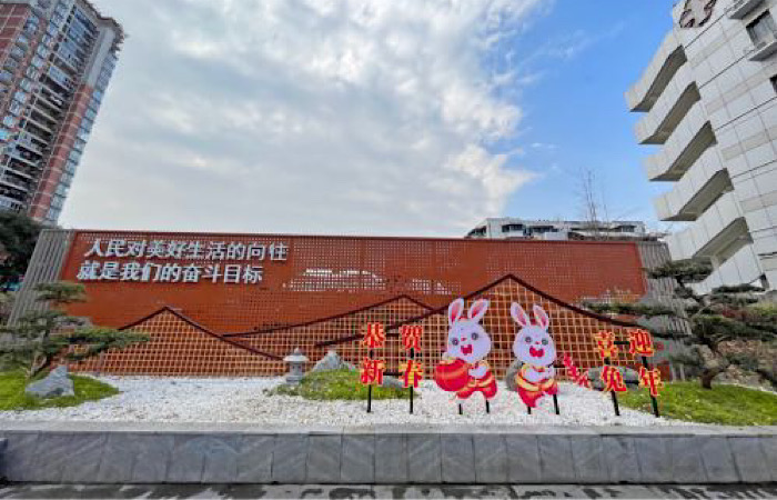 成都武侯区处处花卉汇聚成景。武侯区公园城市局供图