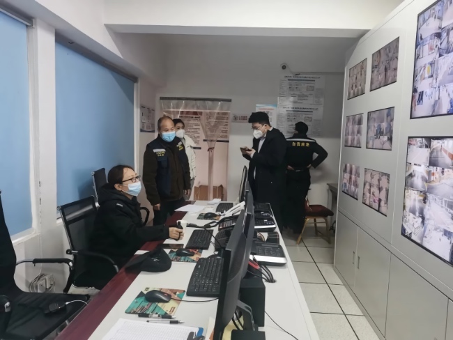 督查组开展专项检查工作现场。四川省应急管理厅供图