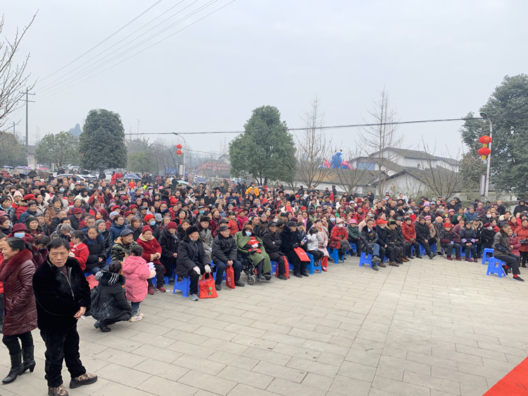 观看的市民。什邡市委宣传部供图