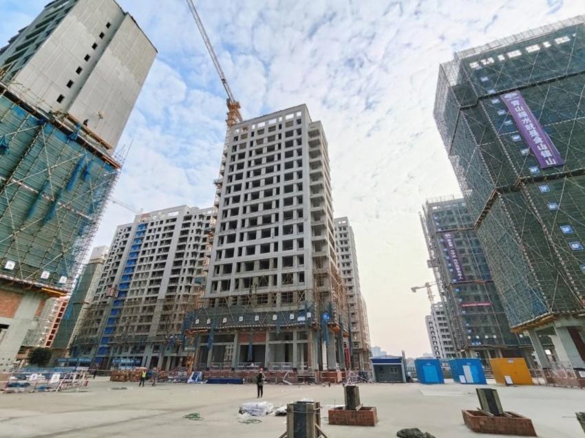 龍潭寺TOD項目施工現場。成都軌道城市投資集團供圖