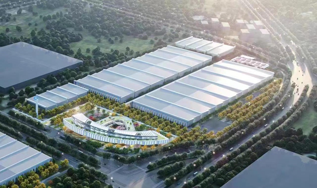 航空复合材料机构件研发及制造项目效果图。双流区委宣传部供图