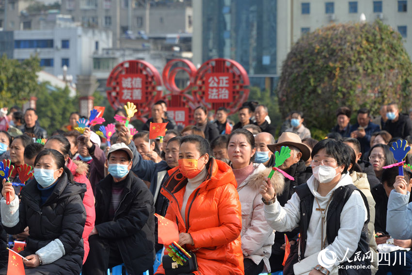 现场观众。人民网 王洪江摄