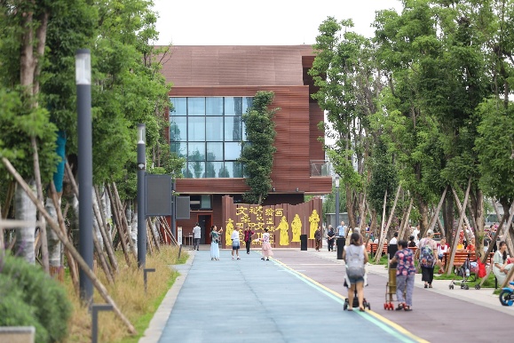 天府绿道简阳新城滨江路示范段提升改造工程。简阳融媒体供图