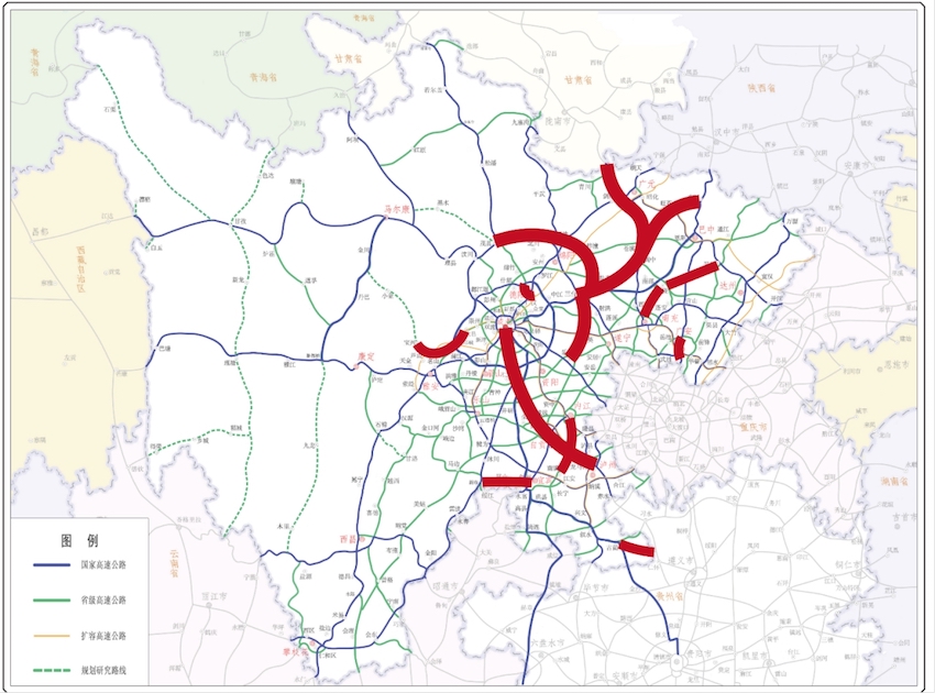 “五區共興”路網優化提升項目。四川省交通運輸廳供圖