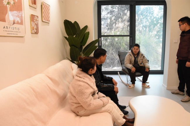 村民家中。蔣兵供圖