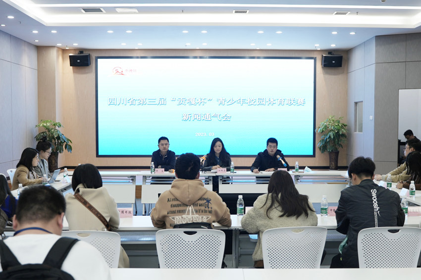 新闻通气会现场。共青团四川省委供图
