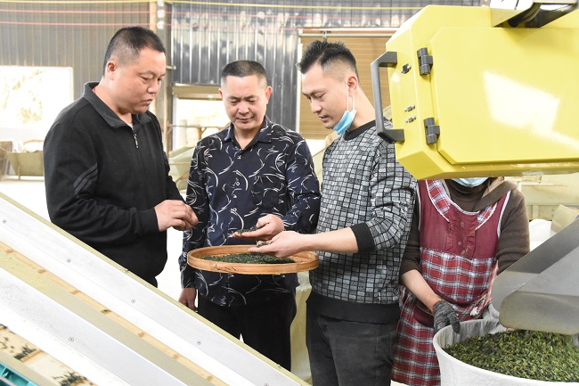 加工车间。蒋兵供图