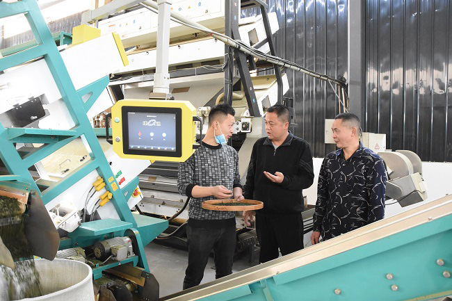 加工车间。蒋兵供图