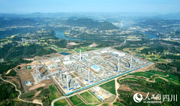 年生产天然气超30亿立方米的元坝气田。廖怿灵摄