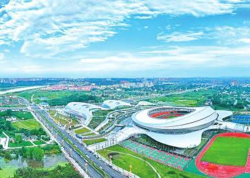 樂山市奧林匹克中心。樂山市殘聯供圖